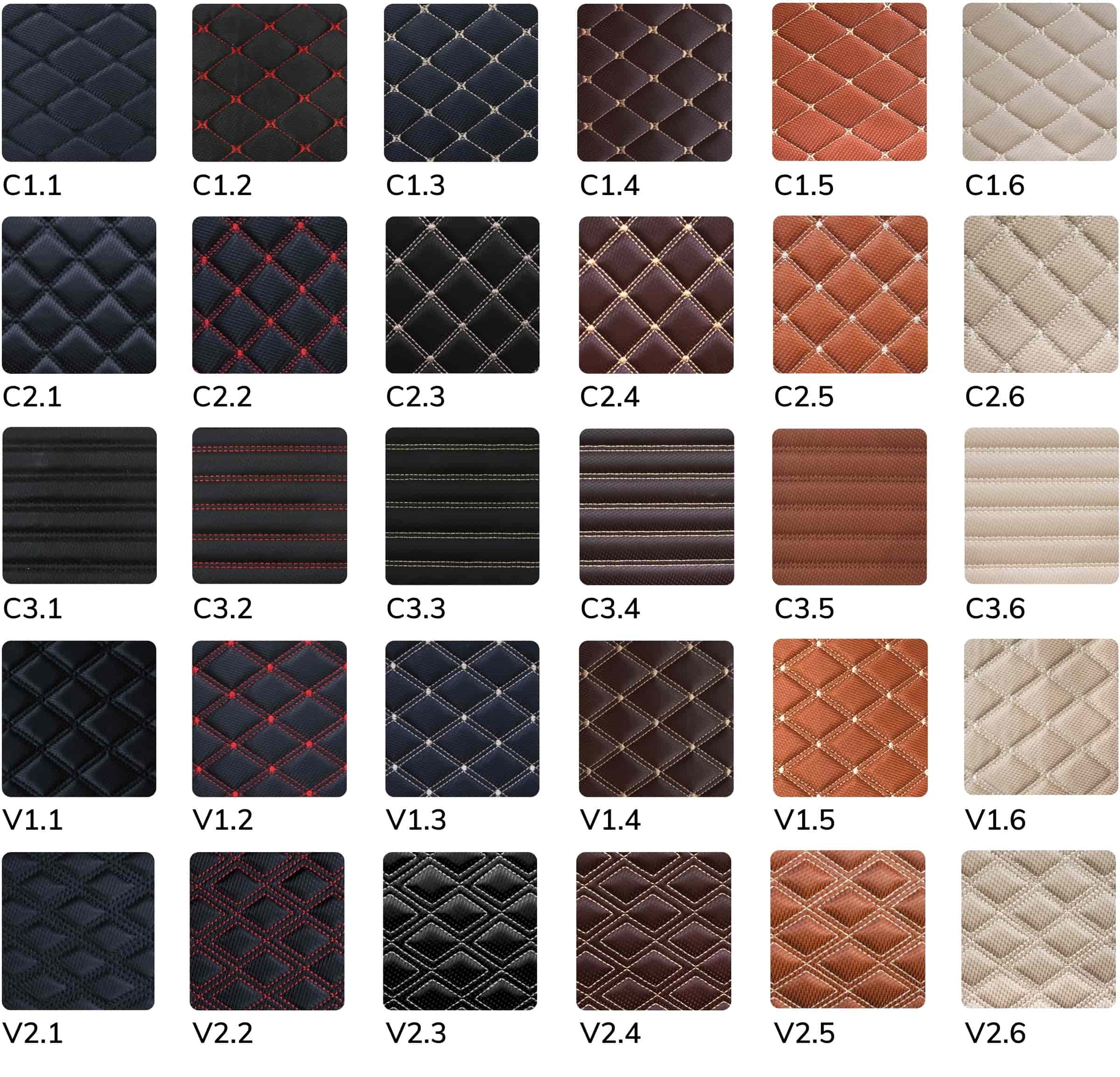 Mẫu da thảm lót sàn 6D da carbon