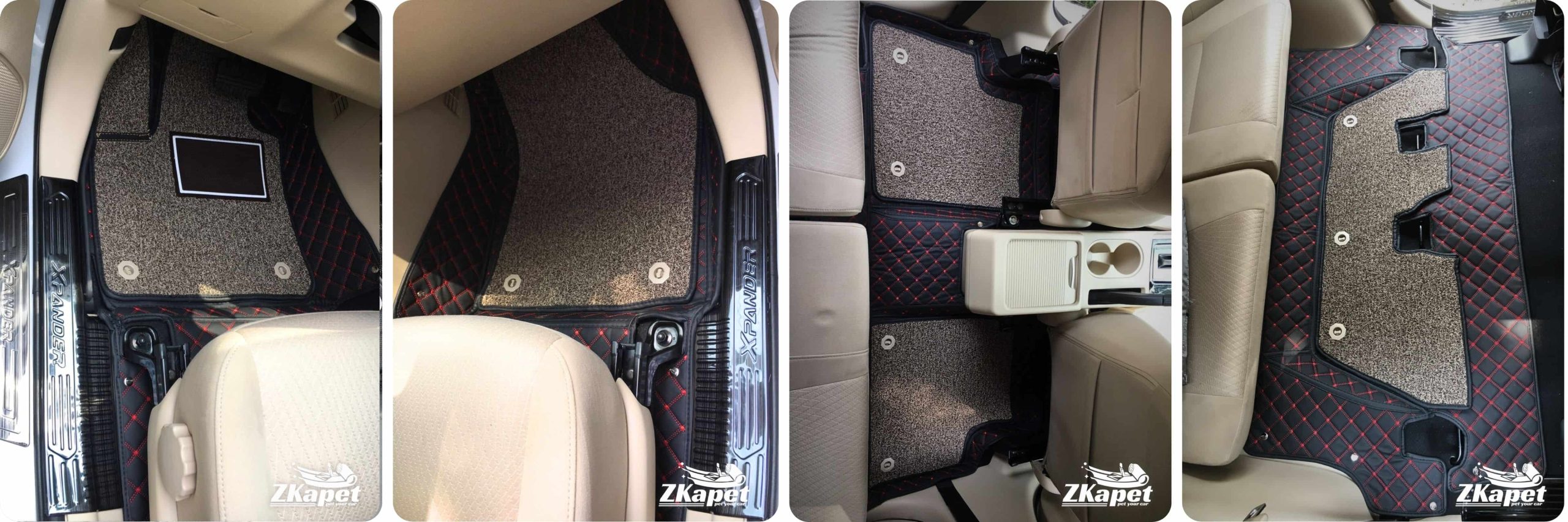 Ảnh thực tế thảm lót sàn 6D Mitsubishi Xpander ZKAPET